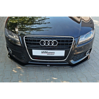 Añadido delantero para Audi A5 Sline 2007-2012 Negro brillo