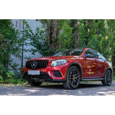 Parrilla frontal Mercedes GLC tipo Panamericana Negra