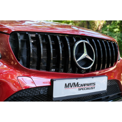 Parrilla frontal Mercedes GLC tipo Panamericana Negra