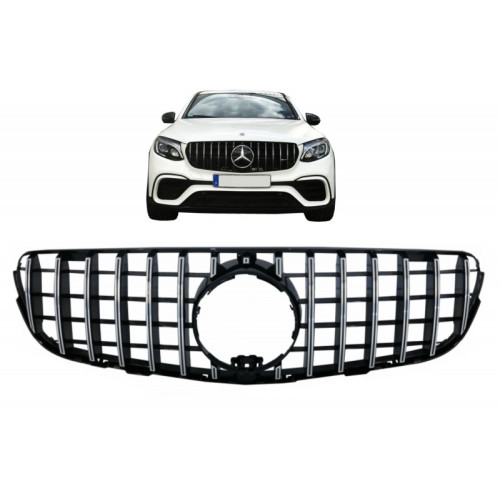 Parrilla frontal Mercedes GLC tipo Panamericana Cromada Parrilla frontal Mercedes GLC tipo Panamericana Cromada