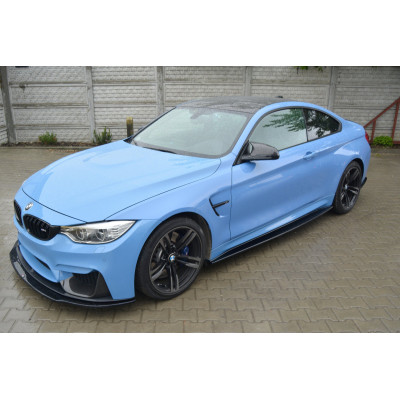 Difusores de taloneras laterales para BMW M4 F82 F83 Negro brillo