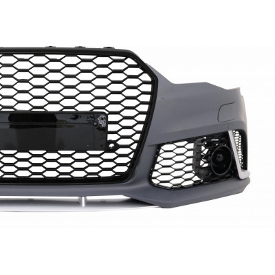 Parachoques delantero adecuado para AUDI A6 C7 4G (2011-2015) Diseño RS6 con rejilla