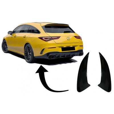 Aletines de paragolpes trasero para Mercedes CLA Coupe y Shooting Brake