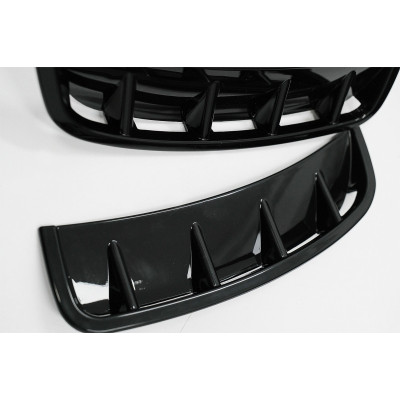 Paquete Night Vision Carcasas retrovisor + Branquias delanteras para Mercedes