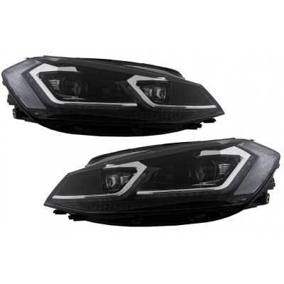 Faros delanteros Led para VW Golf 7.5 Facelift con intermitentes dinámicos