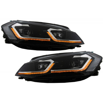 Faros delanteros Led para VW Golf 7.5 Facelift con intermitentes dinámicos