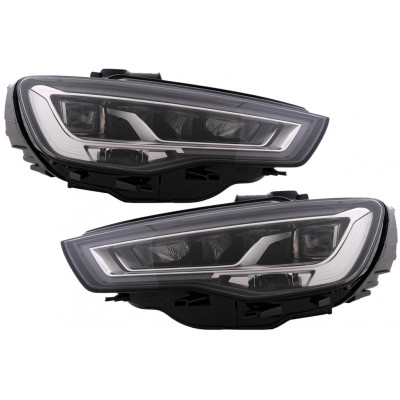 Faros delanteros para Audi A3 8V 2012-2016 Conversión a Full Led