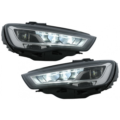 Faros delanteros para Audi A3 8V 2012-2016 Conversión a Full Led