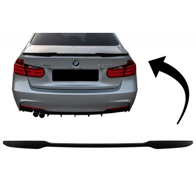 Aleron Bmw Serie 3 F30 look M3 Competicion Negro brillo