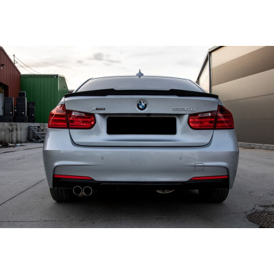 Aleron Bmw Serie 3 F30 look M3 Competicion Negro brillo