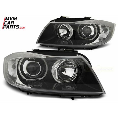 Faros Angel eyes para BMW E90 look Xenon