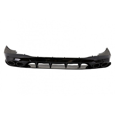 Difusor trasero para Mercedes CLA W118 look CLA45 AMG Salidas Negras